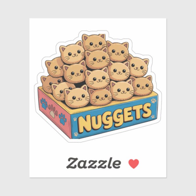 Adesivo Kitten Nugets Sticker (Folha)