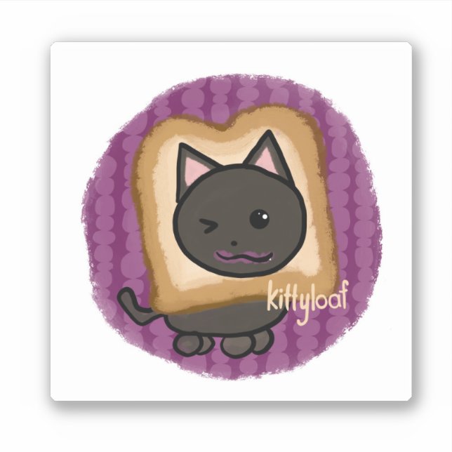 Adesivo Kittyloaf Sticker (Frente)