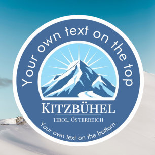 Adesivo Kitzbühel Tirol Áustria Österreich área de esqui