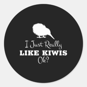 Adesivo Kiwi Bird Para O Pássaro Da Nova Zelândia