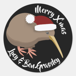 Adesivo Kiwi de Natal