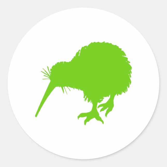 Adesivo Kiwi Green Bird (Frente)