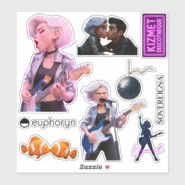 Adesivo Kizmet Collection: Official MV Kiss-cut