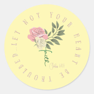 Adesivo KJV Não Deixe Seu Coração Ser Enganado Escritura