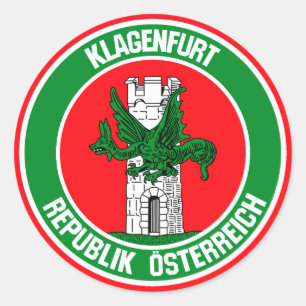 Adesivo Klagenfurt Round Emblem