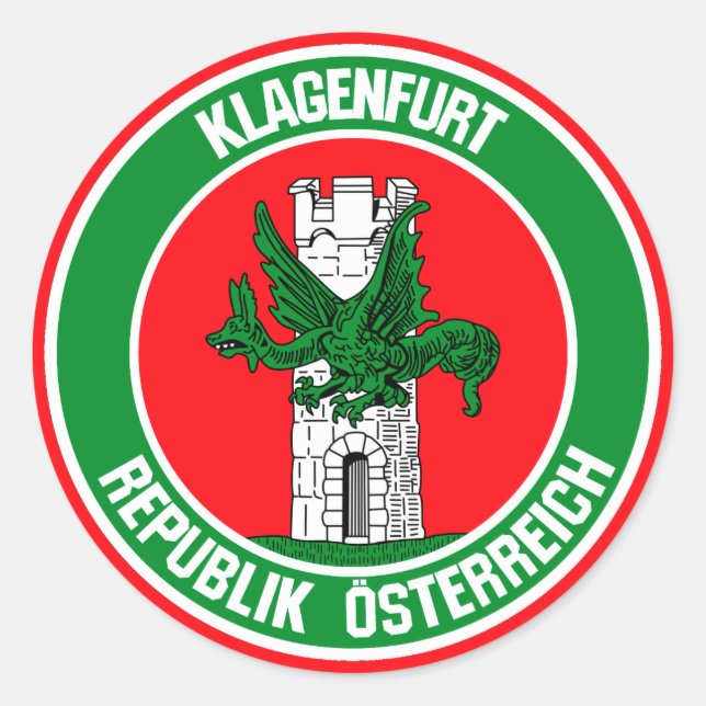 Adesivo Klagenfurt Round Emblem (Frente)
