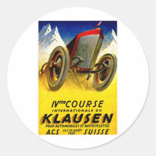 Adesivo Klausen Race ~ Anúncio Automóvel Vintage