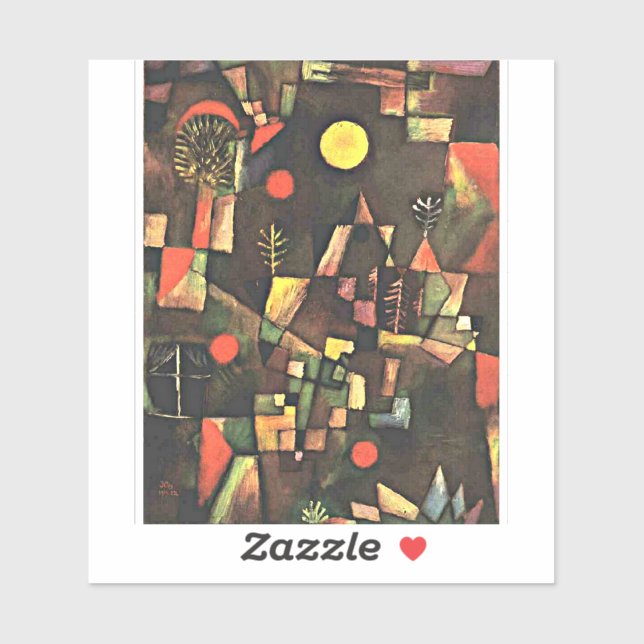 Adesivo Klee - Lua cheia (Folha)