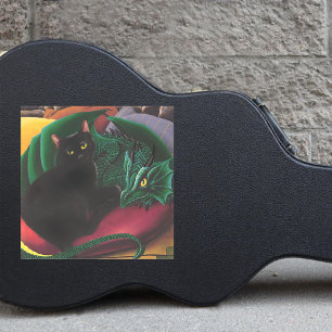 Adesivo Kleo, o Gato Negro e o Dragão