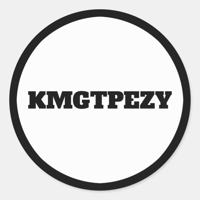 ADESIVO KMGTPEZY (Frente)