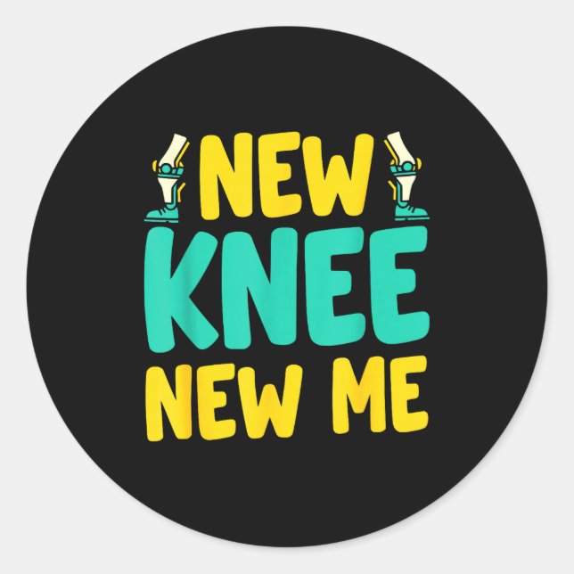 Adesivo Knee Replacement Recovery New Knee New Me After Su (Frente)