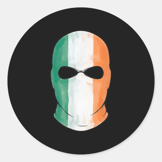 Adesivo Kneecap Tricolor Balaclava (Frente)