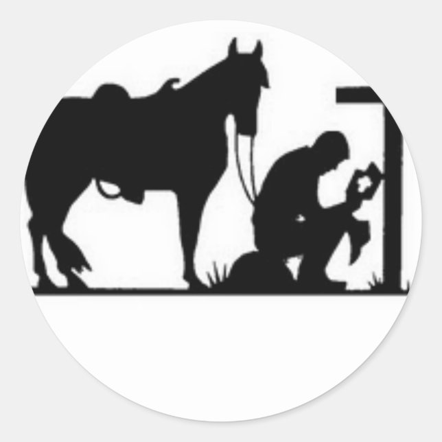 Adesivo Kneeling Cowboy (Frente)