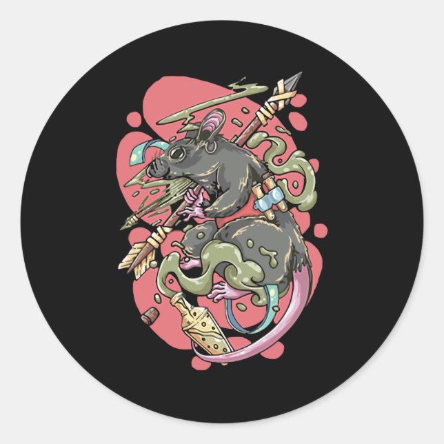 Adesivo Knight Rat (Frente)