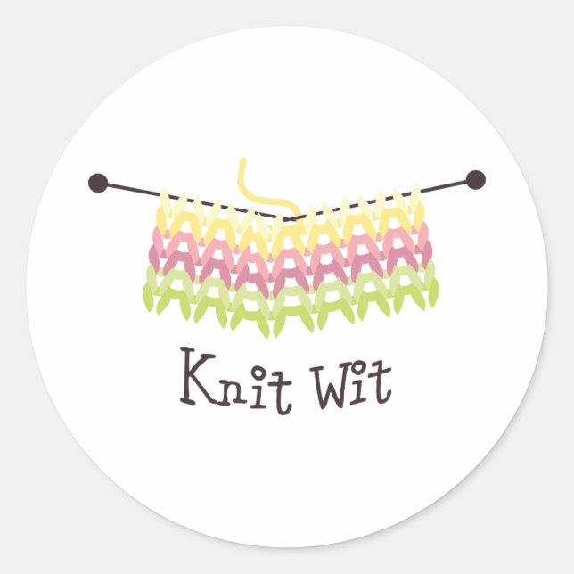 Adesivo Knit com (Frente)