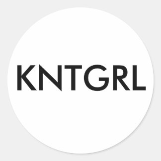 Adesivo Knit Girl Sticker
