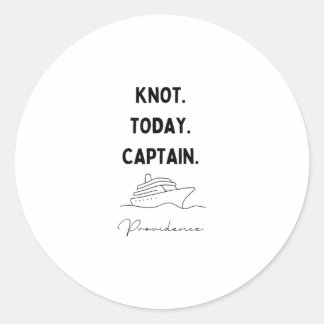 Adesivo Knot Today Captain Cruise Outfit Providence Rhode 
