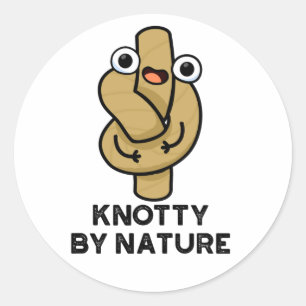 Adesivo Knotty Por Nature Cute Rope Knot Pun