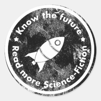 Adesivo Know futuro the - read Science more fiction