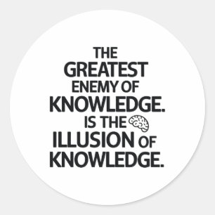 Adesivo Knowledge Sticker