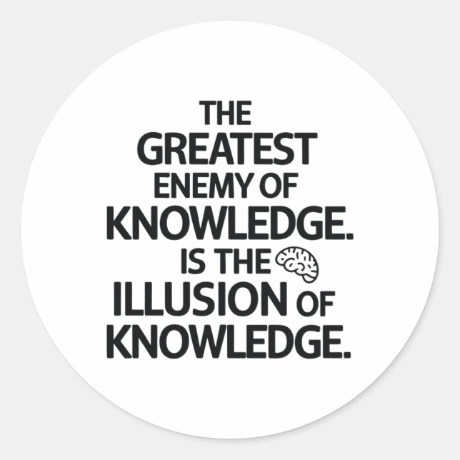 Adesivo Knowledge Sticker (Frente)