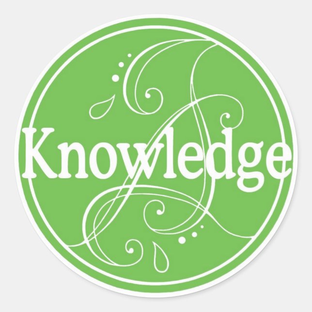 Adesivo Knowledge Sticker (Frente)