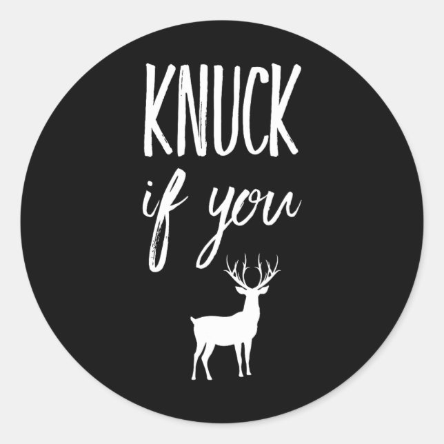 Adesivo Knuck Se Você Engraçado (Frente)