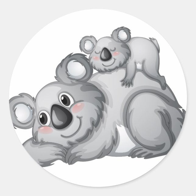 Adesivo Koala (Frente)