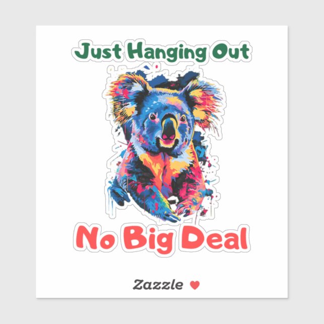 Adesivo Koala (Folha)