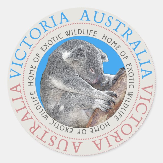 Adesivo Koala Bear Australia Sticker (Frente)