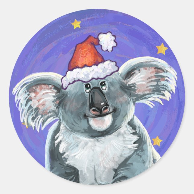 Adesivo Koala Bear Christmas (Frente)