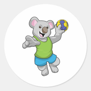 Adesivo Koala com esportes de handebol