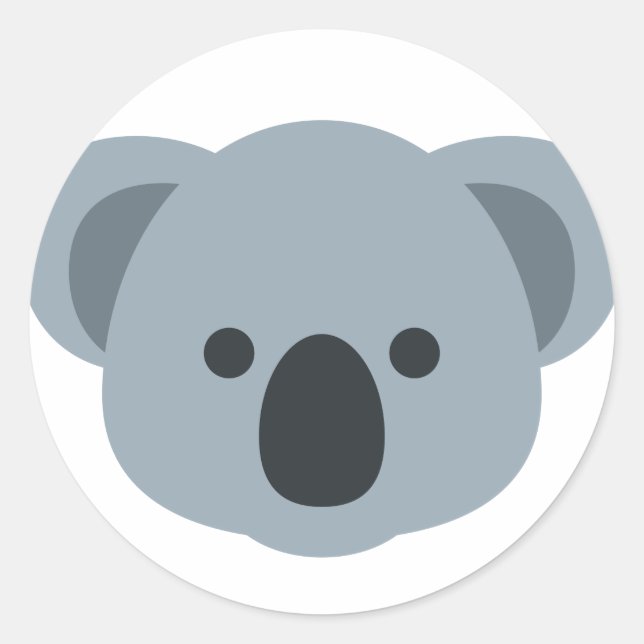 Adesivo Koala emoji (Frente)
