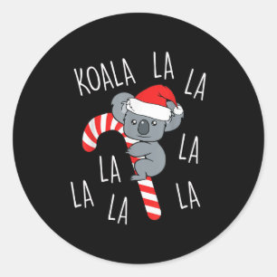 Adesivo Koala La La La - Trocadilho de Natal Australiano E