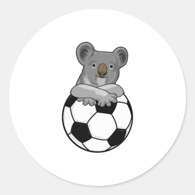 Adesivo Koala no futebol (Frente)