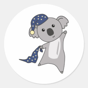 Adesivo Koala Sleepyhead Koalas — Animais Cutes