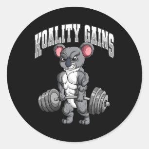 Adesivo Koality ganha Malhação Gym Koala Bodybuilding