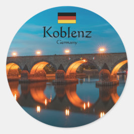Adesivo Koblenz Alemanha Souvenir