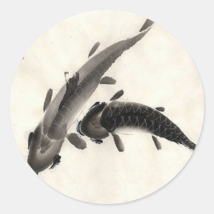 Adesivo Koi Fish Watercolor