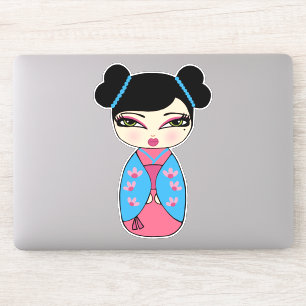 Adesivo Kokeshi Doll Vinyl Sticker