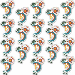 Adesivo Kokopelli com Sun Group of 18 Vinyl Sticker