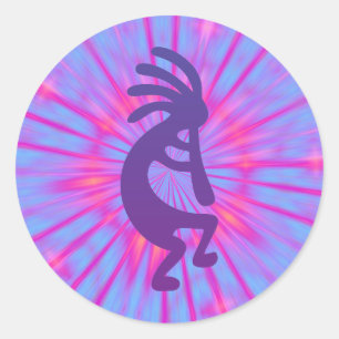 Adesivo Kokopelli mágico roxo