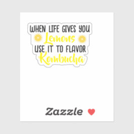 Adesivo KombuchaLemons-Vinil Sticker