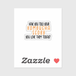 Adesivo KombuchaScobyLove-Vinyl Sticker