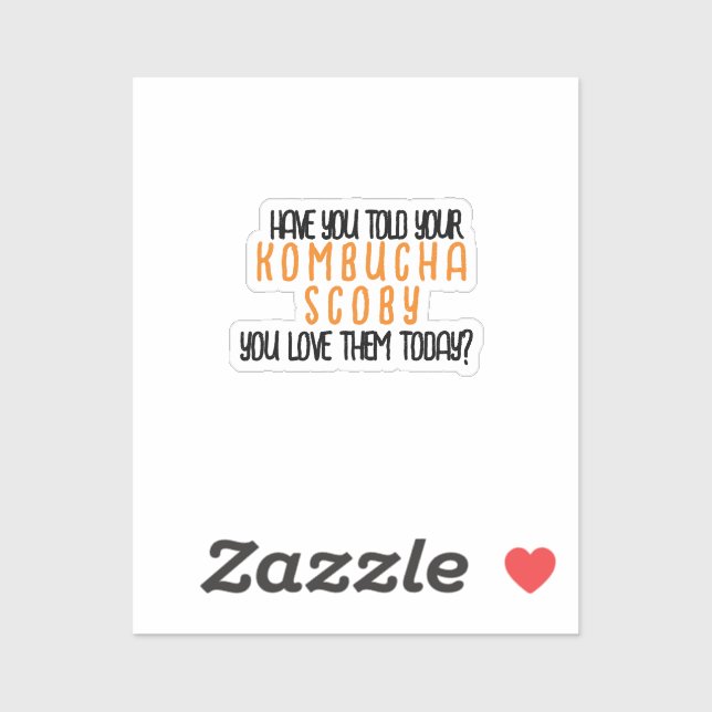 Adesivo KombuchaScobyLove-Vinyl Sticker (Folha)