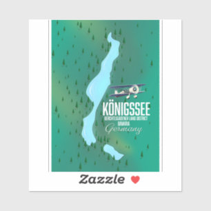 Adesivo Königssee Berchtesgadener Alemanha