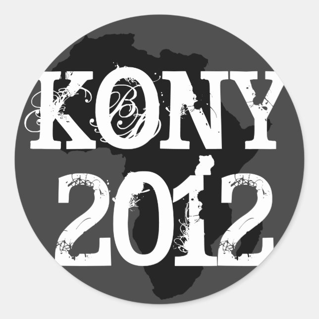 Adesivo Kony 2012 (Frente)