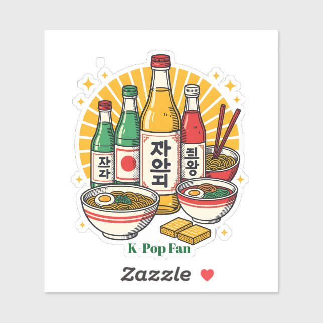 Adesivo Korean Pop Culture Chest Print Printed Backpack Du (Folha)