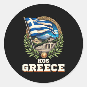 Adesivo Kos Grécia Lembrança Viagem Grega Férias 