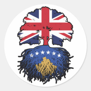 Adesivo Kosovo Kosovar British UK Reino Unido